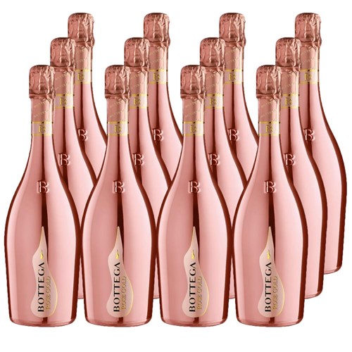 Bottega Gold Rose Sparkling 75cl Crate of 12